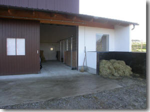 Pferdestall an der Longierhalle - Nordansicht